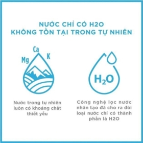 Tại sao cần phân biệt nước khoáng thiên nhiên và nước tinh khiết?